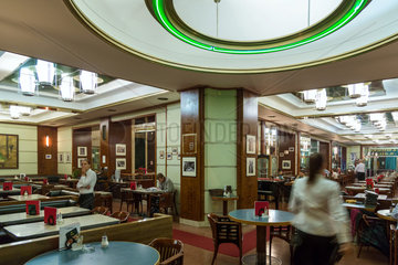 Prag  Tschechien  im Kuenstlercafe Cafe Slavia