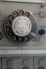 Geisa  Deutschland  altes Telefon im Museum der Gedenkstaette Point Alpha