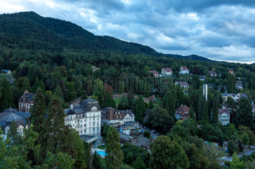 Badenweiler  Deutschland  Blick ueber Badenweiler