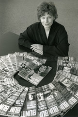 Beate Wedekind  Chefredakteurin BUNTE  1992