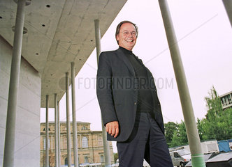 Stephan Braunfels  Architekt  Baustelle Pinakothek der Moderne  2000