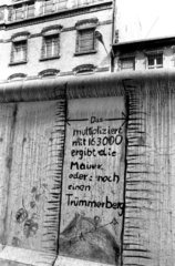 Berliner Mauer  Graffity in Kreuzberg