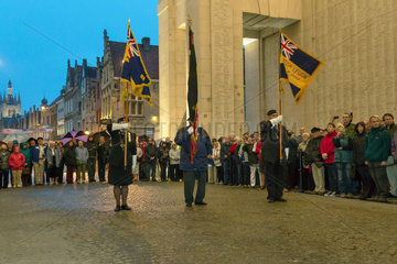 Ypern  Belgien  The Last Post-Zeremonie am Menenpoort