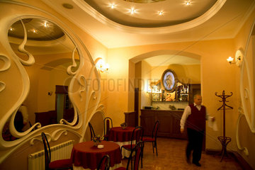 Lemberg  Ukraine  das alte Cafe-Restaurant PELIKAN mit k.u.k-Charme