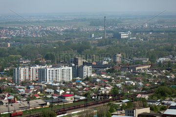 Lemberg  Ukraine  Blick ueber noerdliche Teile der Stadt