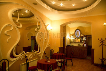 Lemberg  Ukraine  das alte Cafe-Restaurant PELIKAN mit k.u.k-Charme