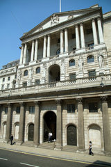 London  Grossbritannien  Bank of England  die zentrale Bank von Grossbritannien