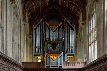 Oxford  Grossbritannien  die Orgel der Kapelle des New College