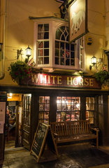 Oxford  Grossbritannien  das Pub White Horse in der Altstadt