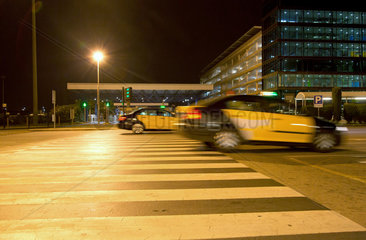 Barcelona  Spanien  Taxis am Flughafen Barcelona-El Prat