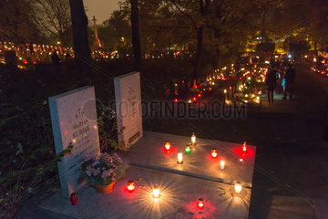Posen  Polen  Allerheiligen auf dem Garnisonfriedhof