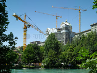 Bern  Schweiz  Baustelle