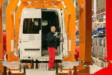 Wreschen  Polen  Bau des neuen Crafter im VW-Nutzfahrzeuge Werk