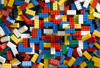 Berlin  Deutschland  bunte Legosteine