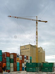 Basel  Schweiz  Containerumschlag und Logistikunternehmen Ultra-Brag AG