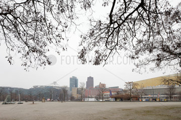 Berlin  Deutschland  leerer Platz zwischen Kulturforum und Potsdamer Platz