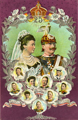 Erinnerung an die Silberhochzeit von Kaiser Wilhelm II.  1906
