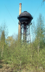 Berlin  Bundesrepublik Deutschland  Wasserturm des alten Bahnbetriebswerks