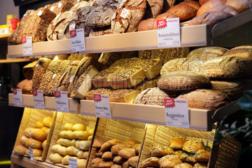 Berlin  Deutschland  diverse Brotsorten und Broetchen auf der Gruenen Woche 2011