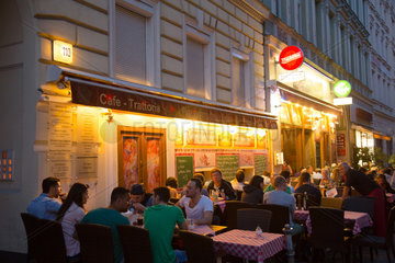 Berlin  Deutschland  Restaurants in der Bergmannstrasse