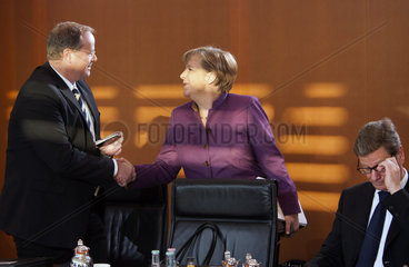 Niebel + Merkel + Westerwelle
