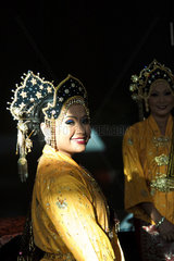 Tourismusmesse  malaysische Frauen