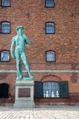 Kopenhagen  Daenemark  eine Kopie von Michelangelos Skulptur David