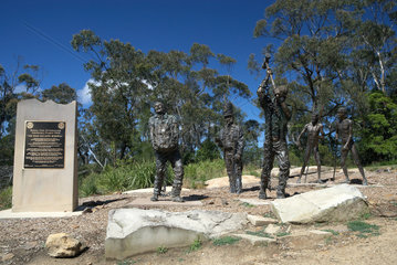 Katoomba  Australien  The Road Builders Memorial