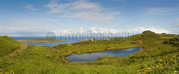 Duntulm  Grossbritannien  die Halbinsel Trotternish auf der Isle of Skye