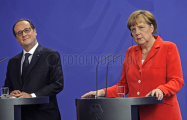 Hollande + Merkel