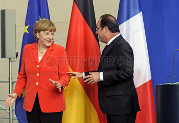 Merkel + Hollande