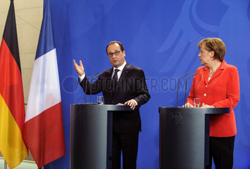 Hollande + Merkel