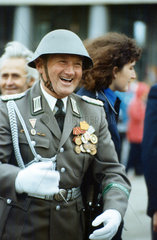 Berlin  DDR  NVA-Offizier im Portrait