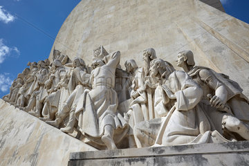 Lissabon  Portugal  das Denkmal Padrao dos Descobrimentos