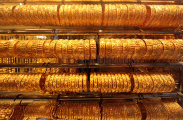 Dubai  Vereinigte Arabische Emirate  Symbolfoto Goldschmuck
