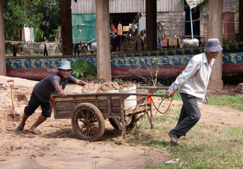 Chong Koh  Kambodscha  Bauarbeiter