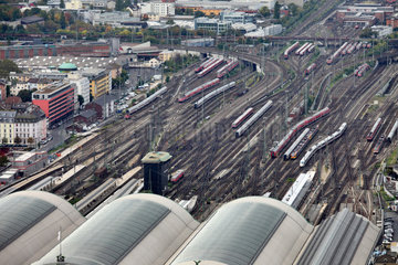 Frankfurt/Main  Deutschland  die Gleisanlagen des Hauptbahnhofs von Frankfurt