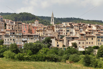 Callas  Frankreich  das Dorf Callas im Departement Pyrenees-Orientales