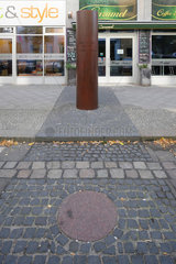 Berlin  Deutschland  Denkmal fuer das Maueropfer Peter Fechter in der Zimmerstrasse in Berlin-Mitte