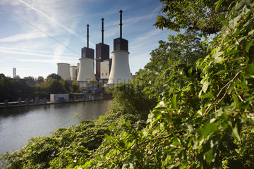 Berlin  Deutschland  das Heizkraftwerk Lichterfelde am Teltowkanal