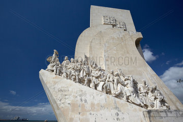 Lissabon  Portugal  das Denkmal Padrao dos Descobrimentos