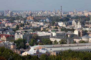 Kiew  Ukraine  Stadtpanorama