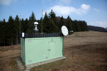 Schauinsland  Deutschland  Luftmessstation des Umweltbundesamtes und des Bundesamtes fuer Strahlenschutz