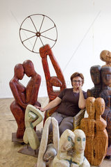 Berlin  Deutschland  die schottische Malerin und Bildhauerin Margaret Hunter