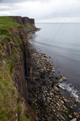 Staffin  Grossbritannien  Kilt Rock View auf der Isle of Skye