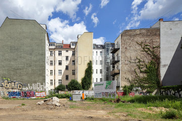 Berlin  Deutschland  unbebautes Grundstueck in der Gaertnerstrasse