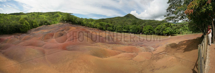 Chamarel  Mauritius  Naturdenkmal 7-farbige Erde