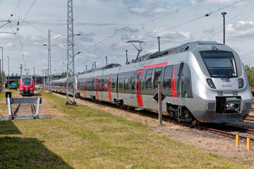 Wustermark  Deutschland  Abellio Regionalbahn-Elektrotriebzug Talent 2