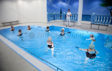 Essen  Deutschland  Wassergymnastik im Bewegungsbad