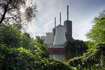 Berlin  Deutschland  das Heizkraftwerk Lichterfelde am Teltowkanal